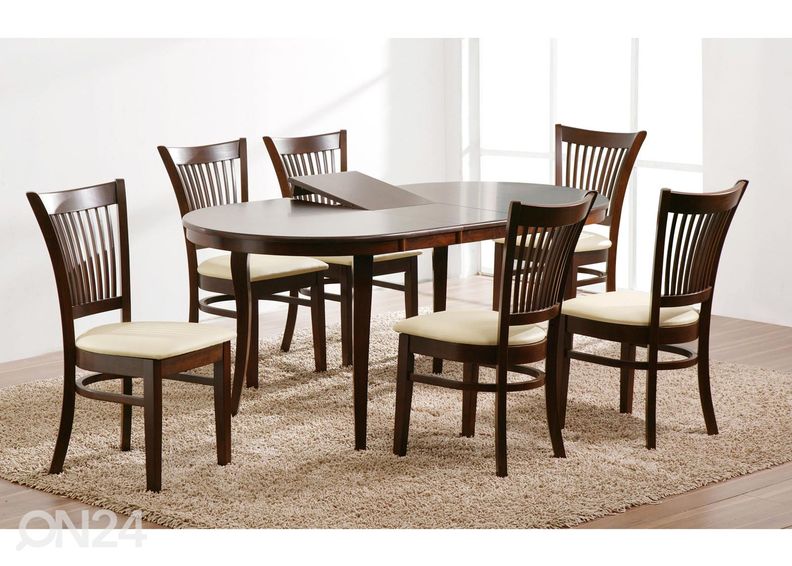 Jatkettava ruokapöytä JOY 90x145+33 cm kuvasuurennos