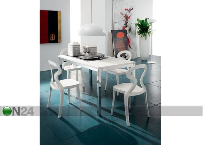 Jatkettava ruokapöytä LOTUS 70x110-170 cm kuvasuurennos