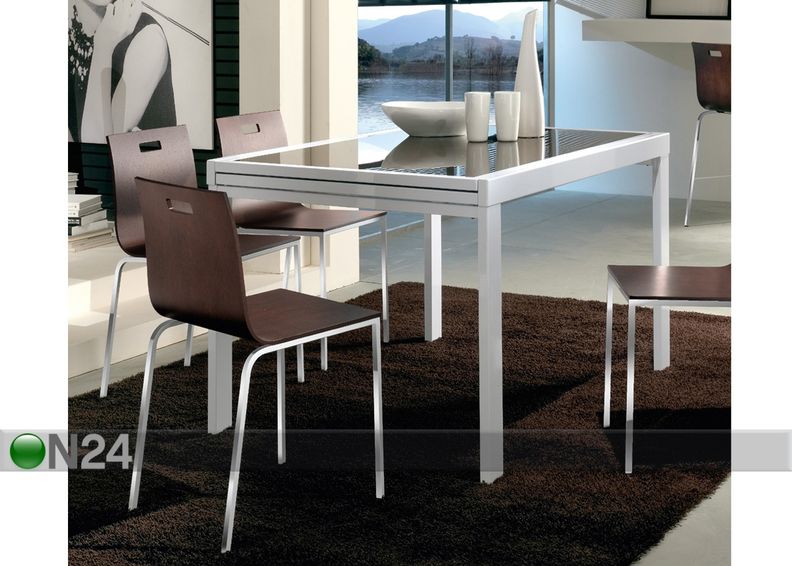 Jatkettava ruokapöytä MAESTRALE 90x123-246 cm kuvasuurennos