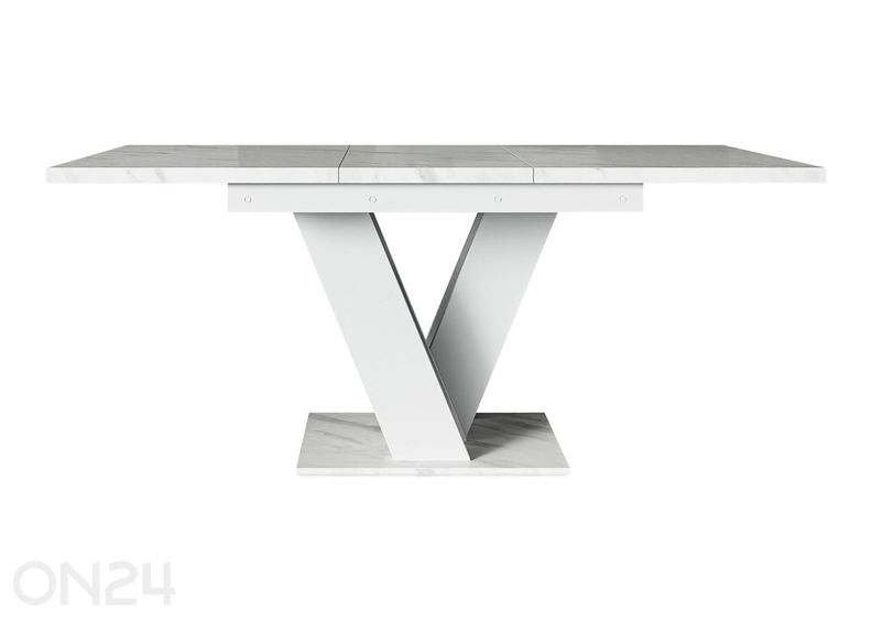 Jatkettava ruokapöytä Mas 80x120/160 cm kuvasuurennos