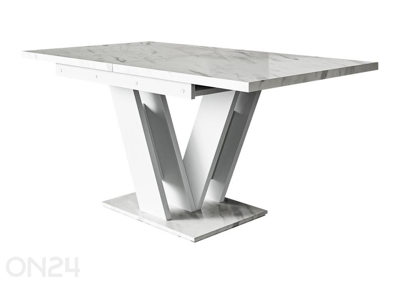 Jatkettava ruokapöytä Mas 80x120/160 cm kuvasuurennos