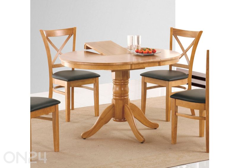 Jatkettava ruokapöytä MIX & MATCH 90x90+30 cm kuvasuurennos