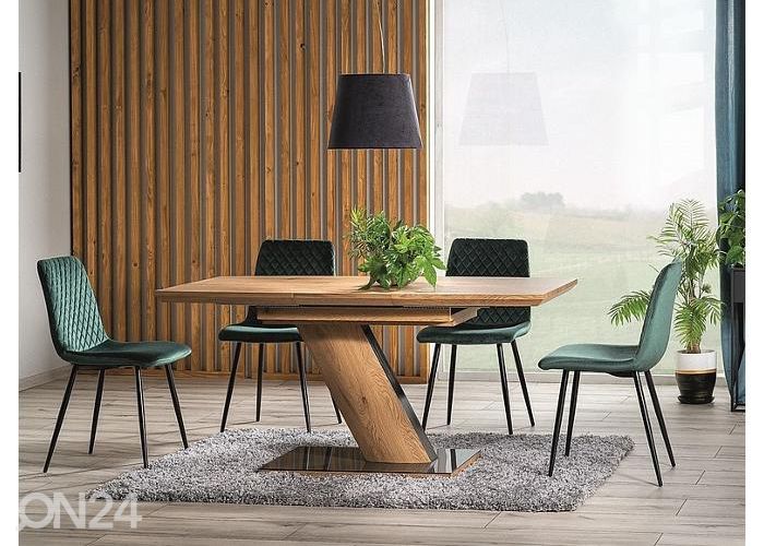 Jatkettava ruokapöytä Ontario 120-160x80 cm kuvasuurennos