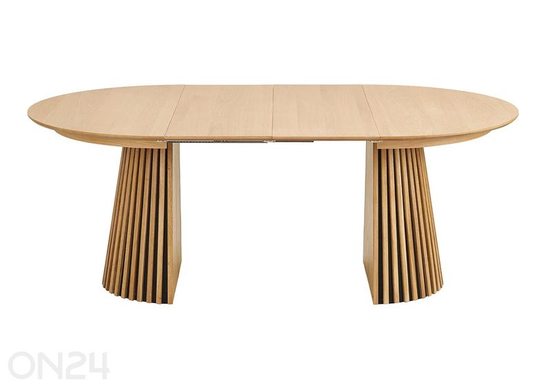 Jatkettava ruokapöytä Osaka 120x160-200x75 cm kuvasuurennos