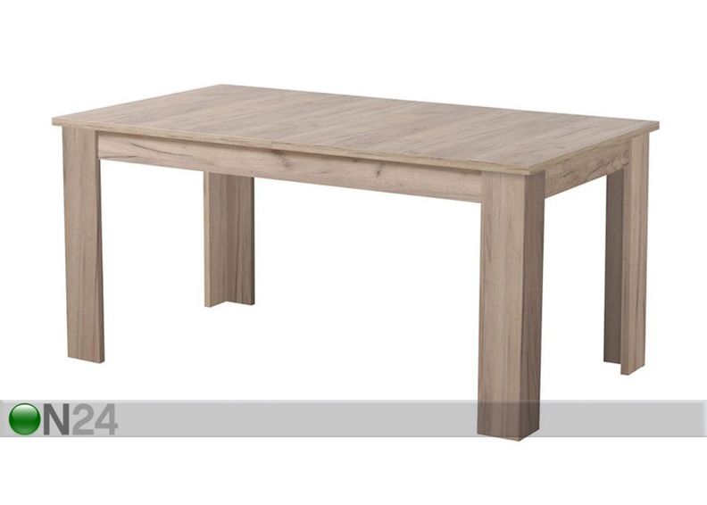 Jatkettava ruokapöytä Oscar 160-200x90 cm kuvasuurennos