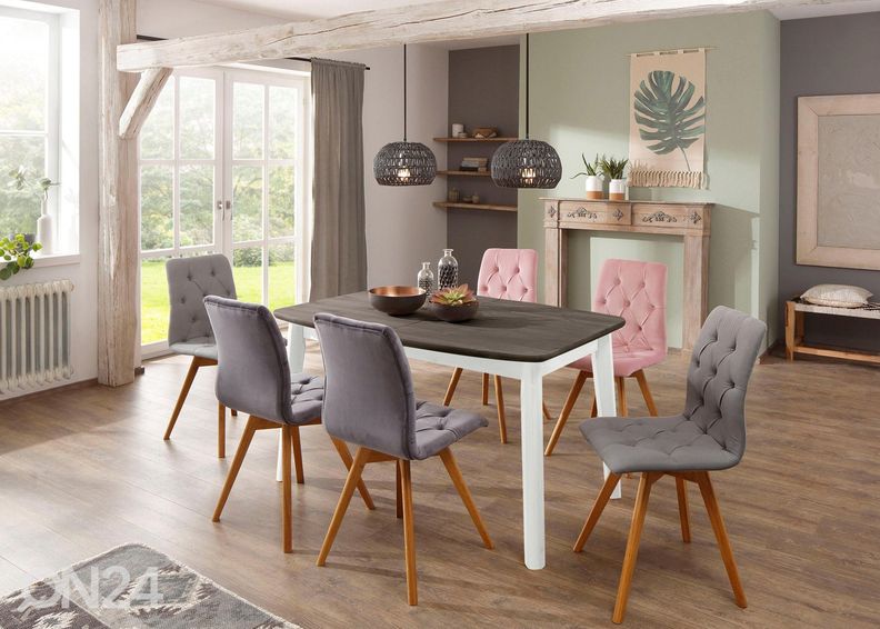 Jatkettava ruokapöytä Palermo 140-180x90 cm kuvasuurennos