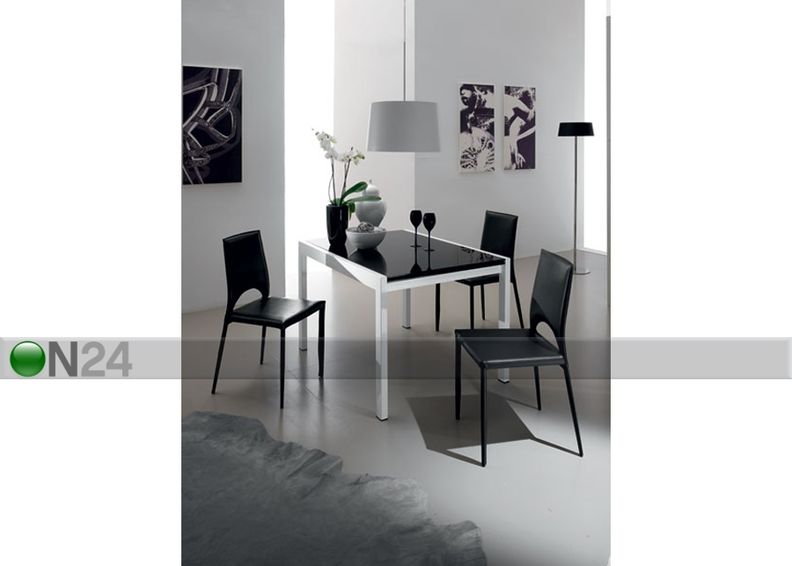 Jatkettava ruokapöytä PLANET 90x120-210 cm kuvasuurennos