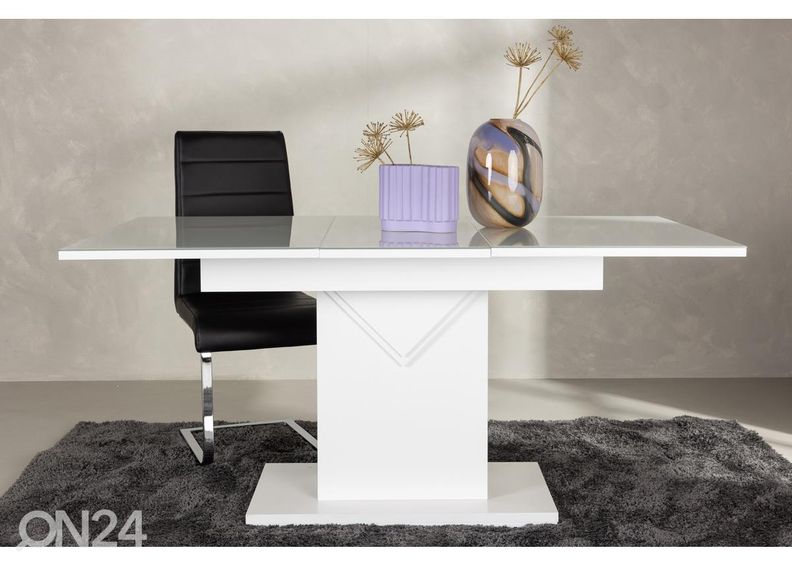 Jatkettava ruokapöytä Pluto 120/160x90cm kuvasuurennos