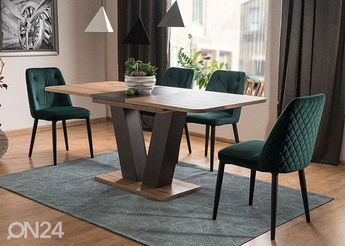 Jatkettava ruokapöytä Pluto 136-176x80 cm kuvasuurennos