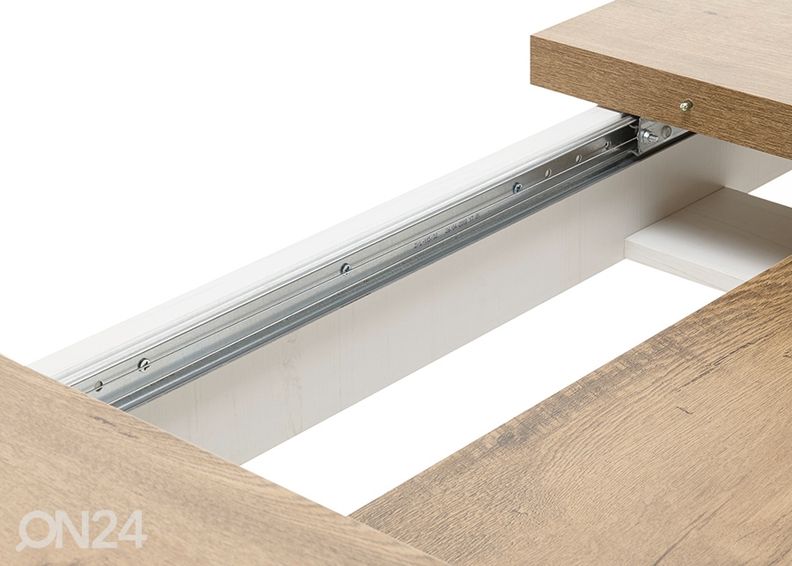 Jatkettava ruokapöytä Provence 90x160/200 cm kuvasuurennos