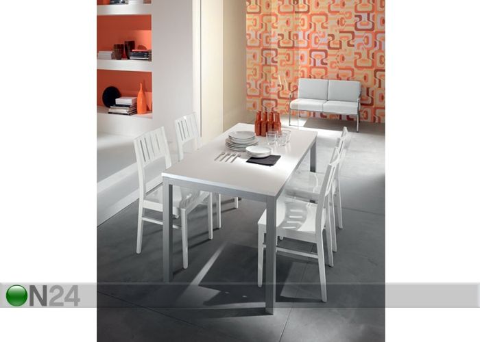 Jatkettava ruokapöytä RIGO 70x110-170 cm kuvasuurennos
