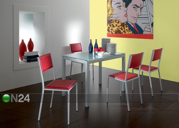Jatkettava ruokapöytä RIGO 70x110-170 cm kuvasuurennos