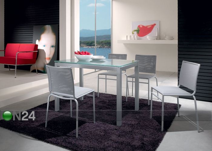 Jatkettava ruokapöytä RIGO 70x110-170 cm kuvasuurennos