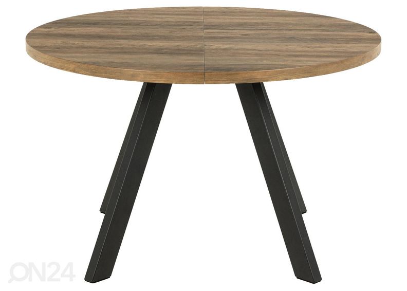 Jatkettava ruokapöytä Saida Ø120/210x75 cm kuvasuurennos