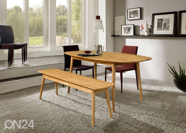 Jatkettava ruokapöytä Scan 170-210x90 cm kuvasuurennos