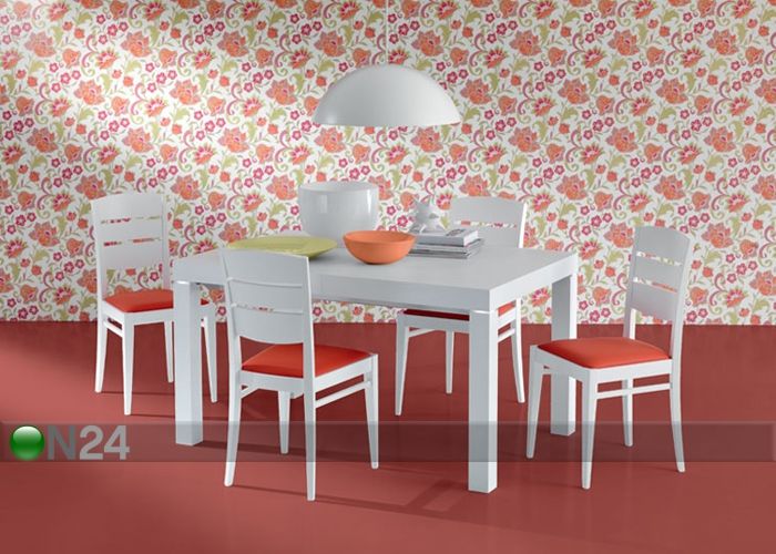 Jatkettava ruokapöytä SIRIO 90x160-320 cm kuvasuurennos