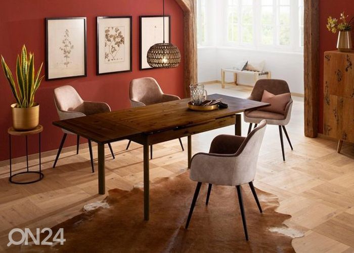 Jatkettava ruokapöytä Tirza 80x120-200 cm kuvasuurennos