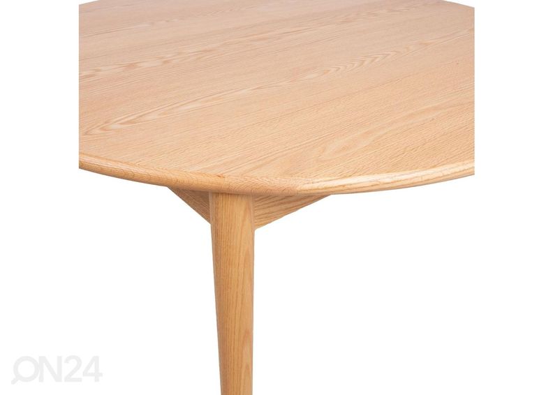 Jatkettava ruokapöytä Troyes Ø 100-132 cm kuvasuurennos