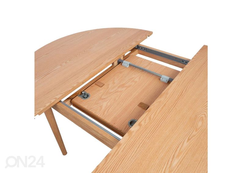 Jatkettava ruokapöytä Troyes Ø 100-132 cm kuvasuurennos