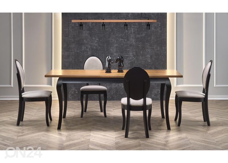 Jatkettava ruokapöytä160/240x90 cm kuvasuurennos