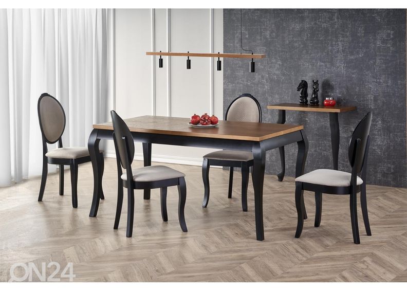 Jatkettava ruokapöytä160/240x90 cm kuvasuurennos