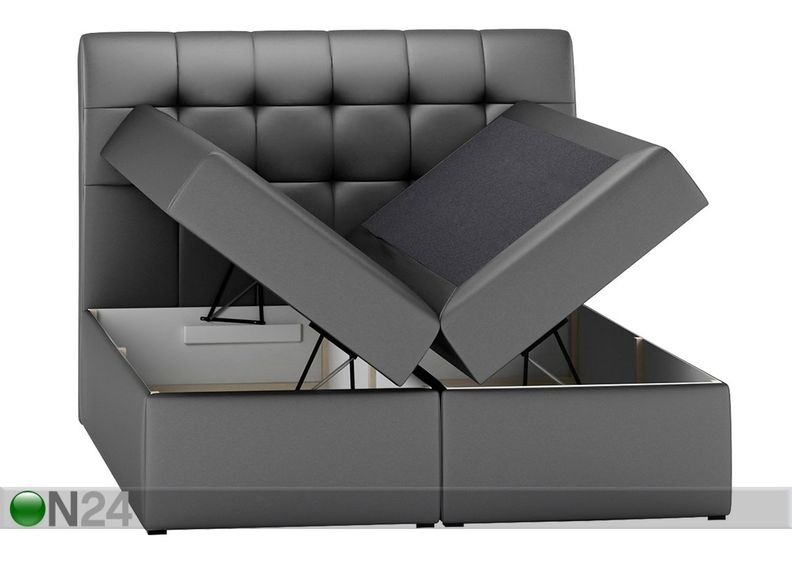 Jenkkisänky kahdella vuodevaatelaatikolla 120x200 cm kuvasuurennos