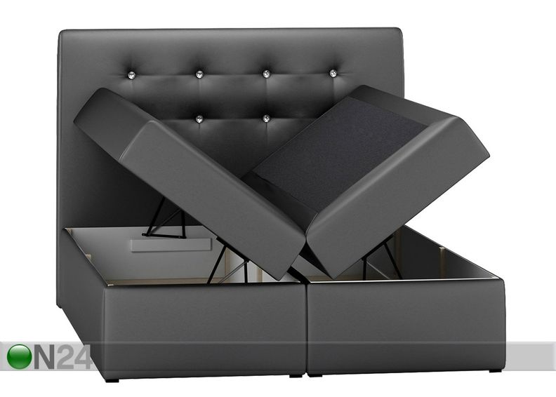 Jenkkisänky kahdella vuodevaatelaatikolla 120x200 cm kuvasuurennos