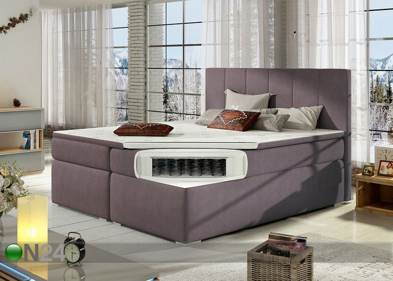 Jenkkisänky vuodevaatelaatikolla 140x200 cm kuvasuurennos