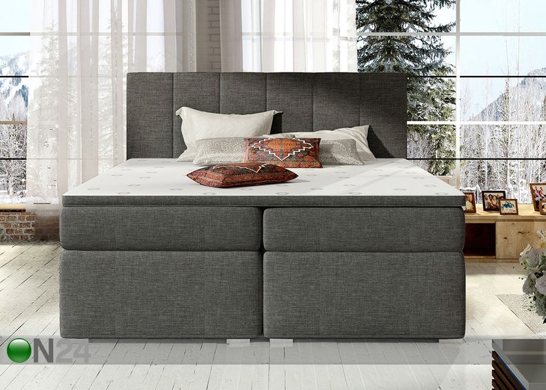 Jenkkisänky vuodevaatelaatikolla 140x200 cm kuvasuurennos