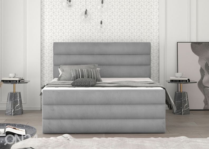 Jenkkisänky vuodevaatelaatikolla 140x200 cm kuvasuurennos