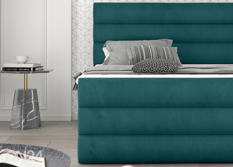 Jenkkisänky vuodevaatelaatikolla 140x200 cm kuvasuurennos