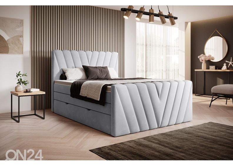 Jenkkisänky vuodevaatelaatikolla 140x200 cm kuvasuurennos