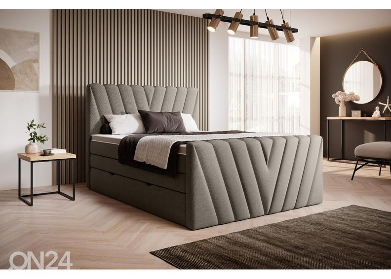 Jenkkisänky vuodevaatelaatikolla 140x200 cm kuvasuurennos