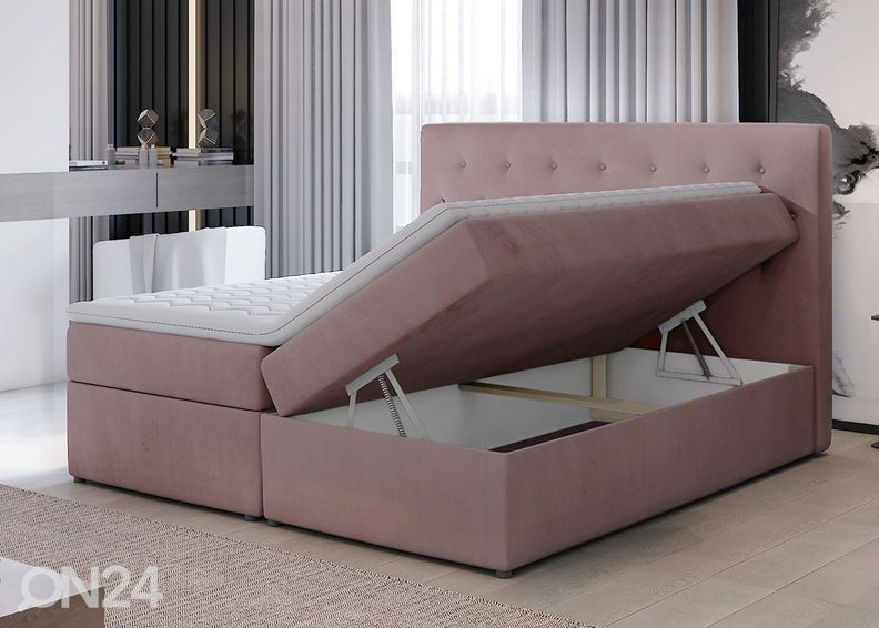 Jenkkisänky vuodevaatelaatikolla 180x200 cm kuvasuurennos