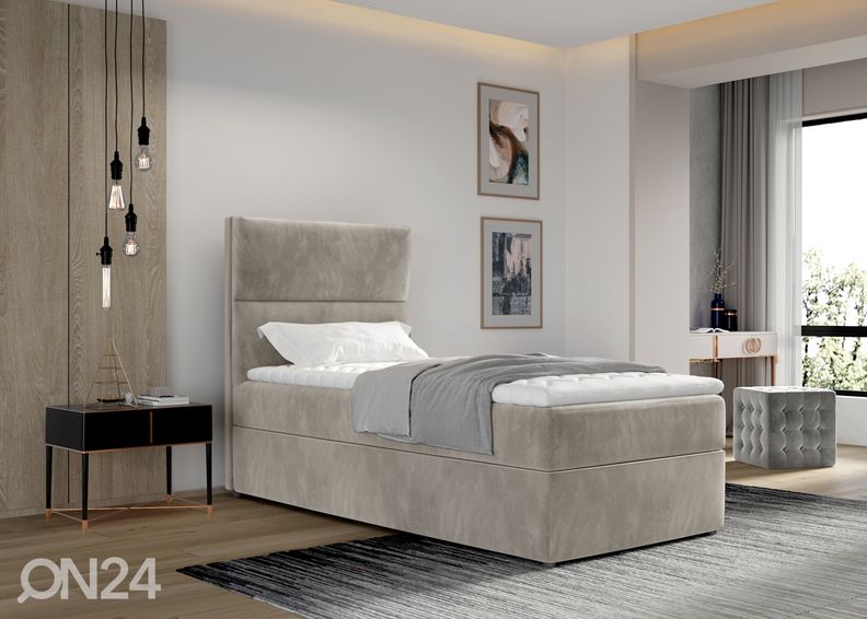 Jenkkisänky vuodevaatelaatikolla 90x200 cm kuvasuurennos