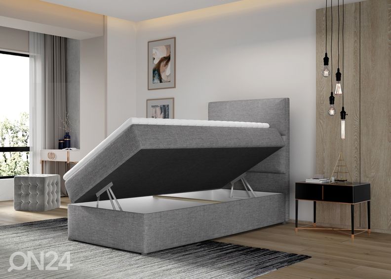 Jenkkisänky vuodevaatelaatikolla 90x200 cm kuvasuurennos