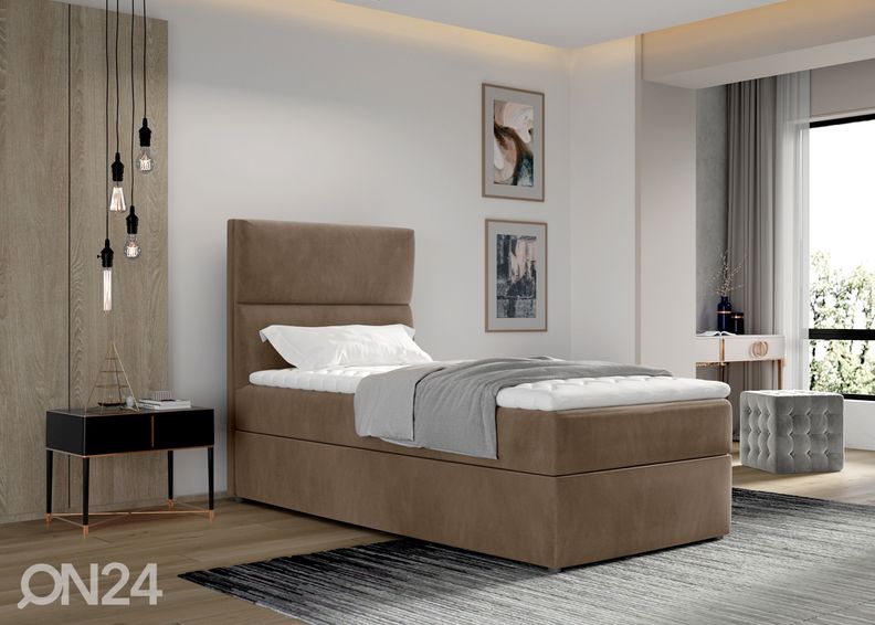 Jenkkisänky vuodevaatelaatikolla 90x200 cm kuvasuurennos