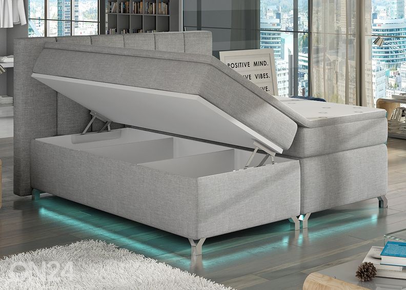 Jenkkisänky vuodevaatelaatikolla Barbara 140x200 cm kuvasuurennos