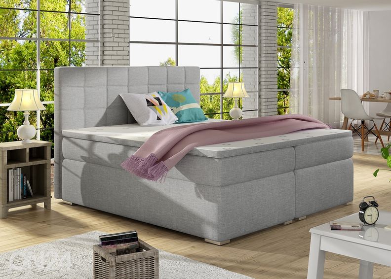 Jenkkisänky vuodevaatelaatikolla Chester 140x200 cm kuvasuurennos