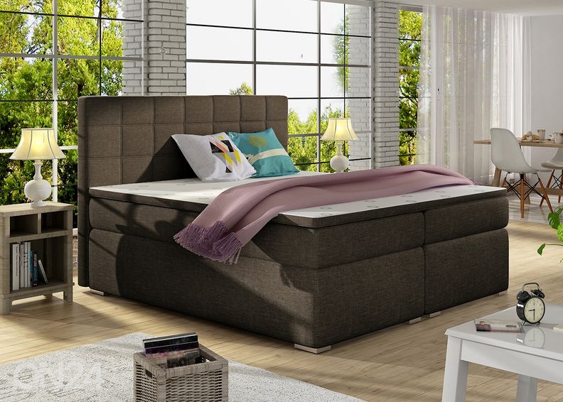 Jenkkisänky vuodevaatelaatikolla Chester 140x200 cm kuvasuurennos