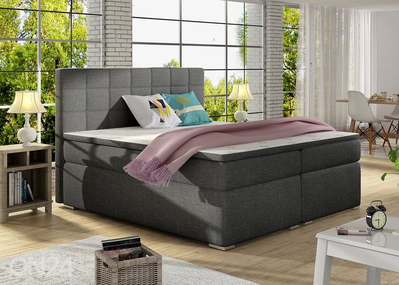 Jenkkisänky vuodevaatelaatikolla Chester 140x200 cm kuvasuurennos