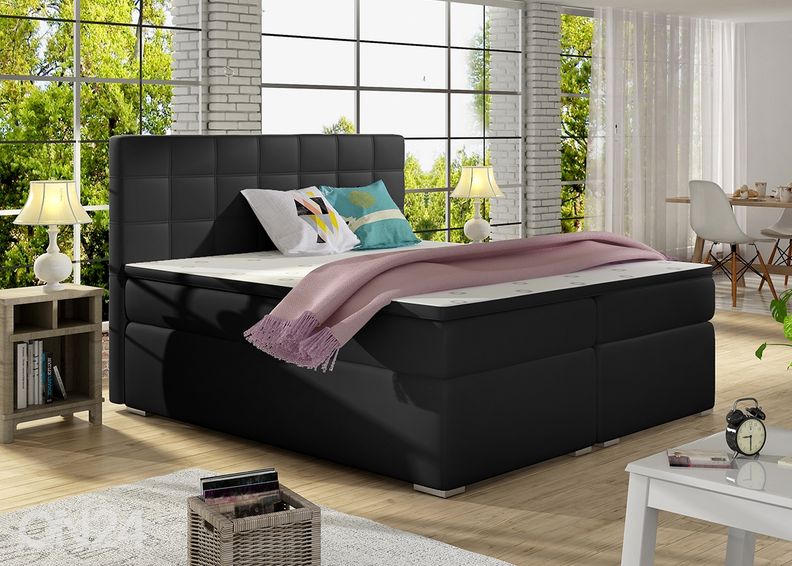 Jenkkisänky vuodevaatelaatikolla Chester 140x200 cm kuvasuurennos