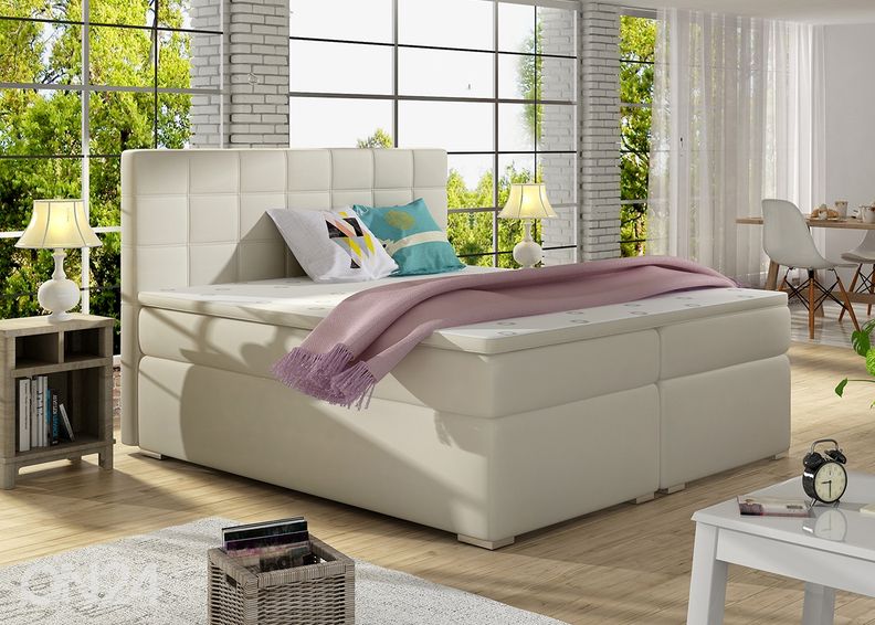 Jenkkisänky vuodevaatelaatikolla Chester 140x200 cm kuvasuurennos