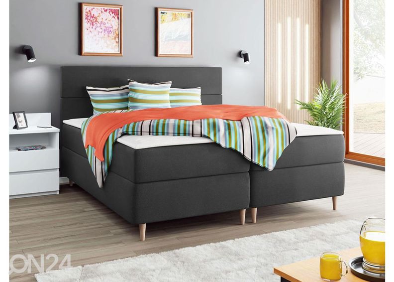 Jenkkisänky vuodevaatelaatikolla Indiana 140x200 cm kuvasuurennos