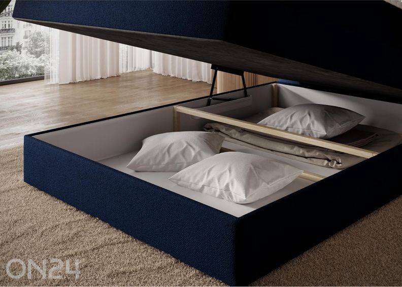 Jenkkisänky vuodevaatelaatikolla Kasped 120x200 cm kuvasuurennos