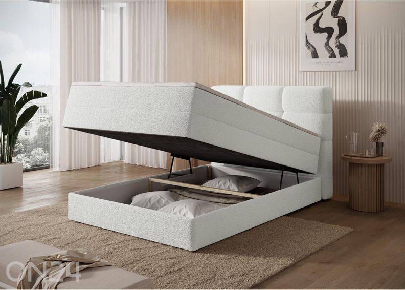 Jenkkisänky vuodevaatelaatikolla Kasped 120x200 cm kuvasuurennos