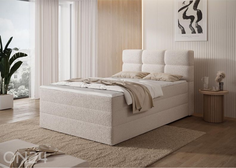 Jenkkisänky vuodevaatelaatikolla Kasped 120x200 cm kuvasuurennos