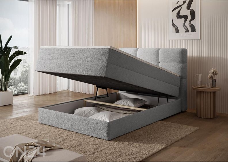 Jenkkisänky vuodevaatelaatikolla Kasped 120x200 cm kuvasuurennos