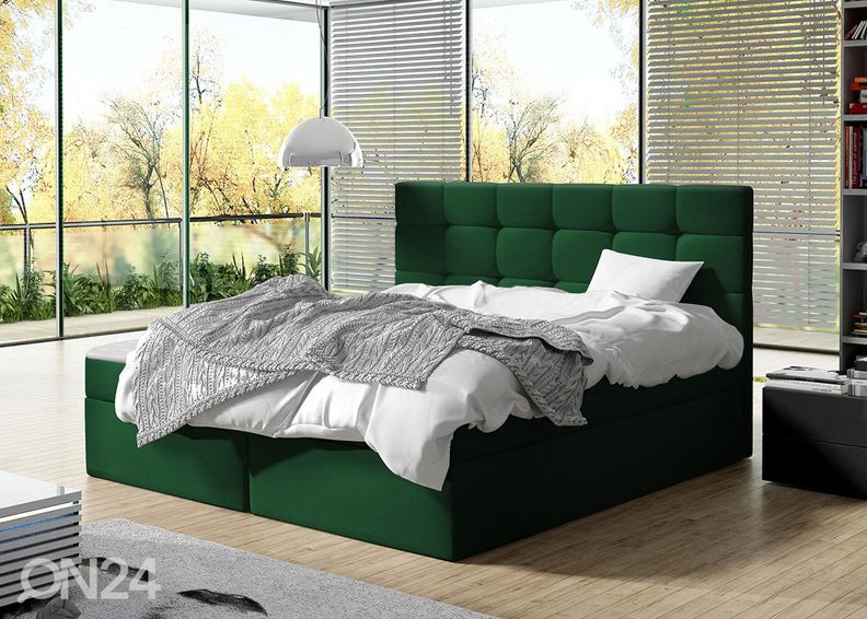 Jenkkisänky vuodevaatelaatikolla Luanda 160x200 cm kuvasuurennos