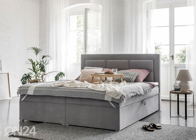 Jenkkisänky vuodevaatelaatikolla Vivian 140x200 cm kuvasuurennos